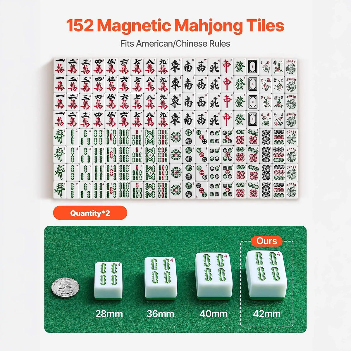 Premium Automatic Foldable Mahjong Table With Wheels And Two Sets Of Tiles (SAK92307) by SAKSBY WHOLESALE