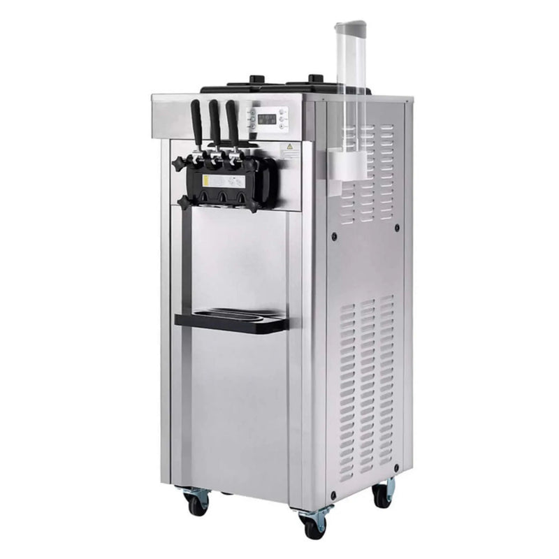 Commercial 21-31 L/H 3-Flavor Freestanding Soft Serve Ice Cream Machine Maker (SAK21874) by SAKSBY WHOLESALE