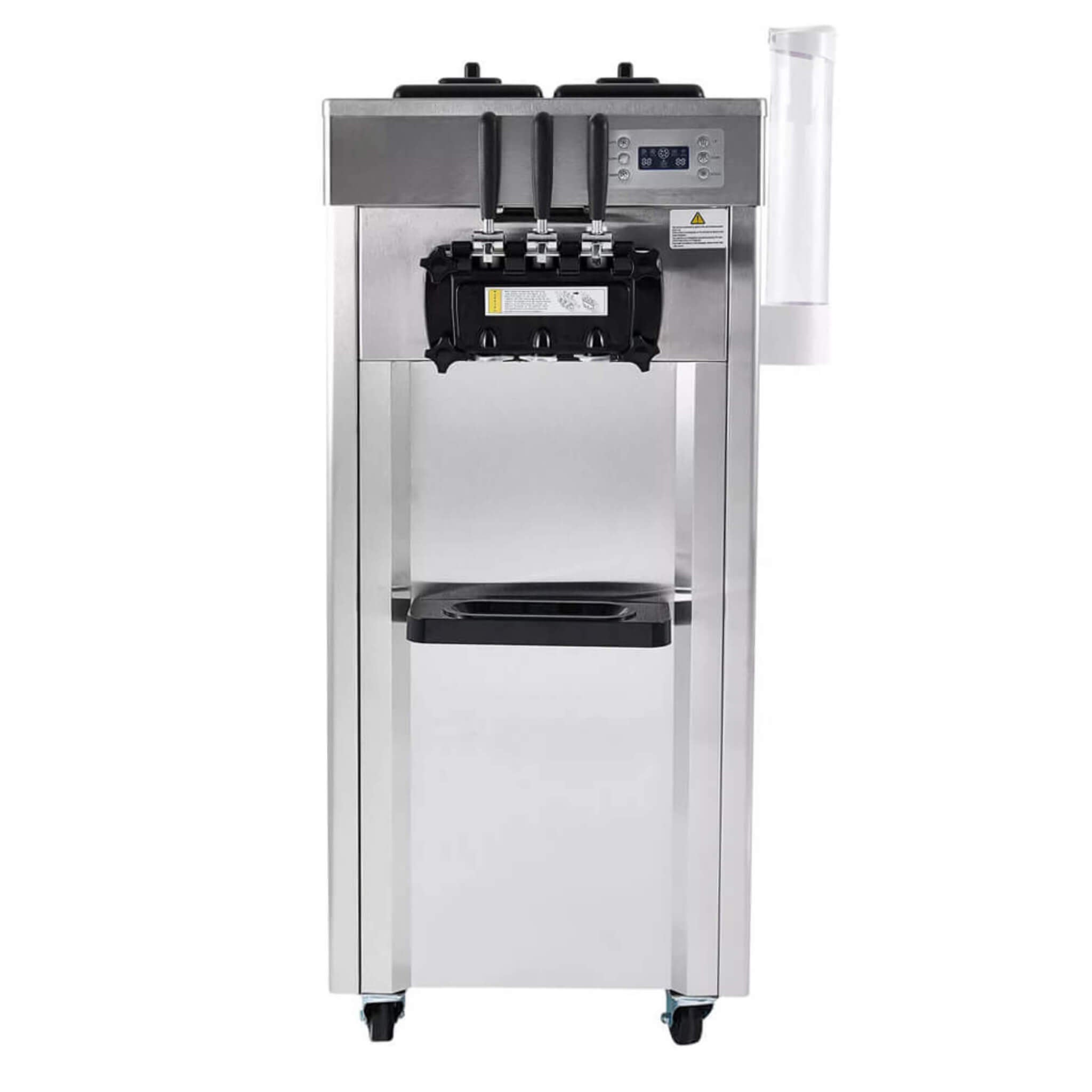 Commercial 21-31 L/H 3-Flavor Freestanding Soft Serve Ice Cream Machine Maker (SAK21874) by SAKSBY WHOLESALE