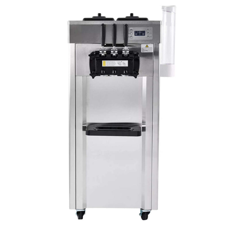 Commercial 21-31 L/H 3-Flavor Freestanding Soft Serve Ice Cream Machine Maker (SAK21874) by SAKSBY WHOLESALE