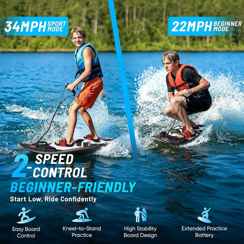 JHS Premium Dual-Speed 12KW Self-Powered Electric Motorized Surfboard (SAK63184) by SAKSBY WHOLESALE