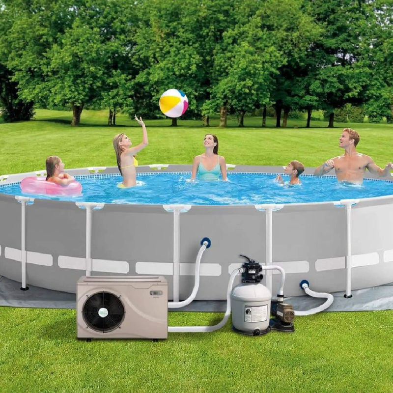 Premium Electric Backyard Swimming Pool Heater Pump For Above And Inground Pools, 6500 Gallons (SAK93571) by SAKSBY WHOLESALE