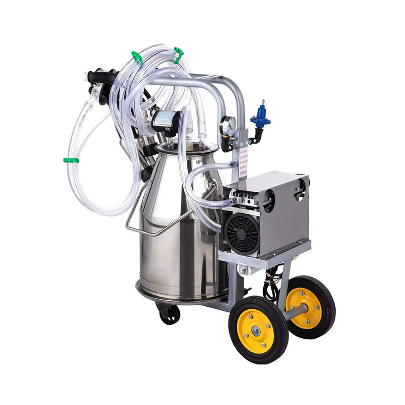 Premium Electric Cow Goat Milking Machine With Milk Bucket, 25L (SAK83260) by SAKSBY WHOLESALE