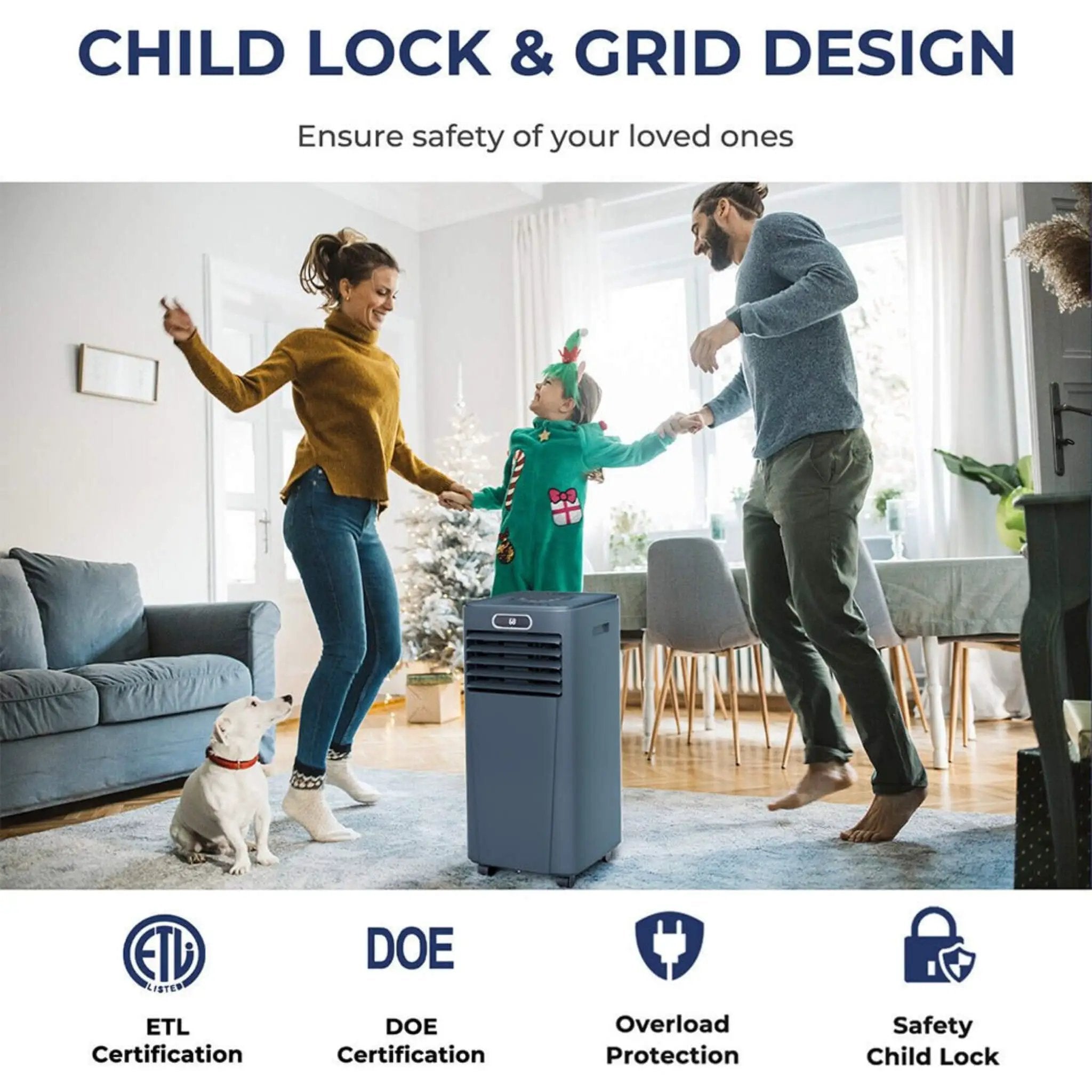 Premium 10K BTU Freestanding AC Unit With Remote Control (SAK41642) by SAKSBY WHOLESALE