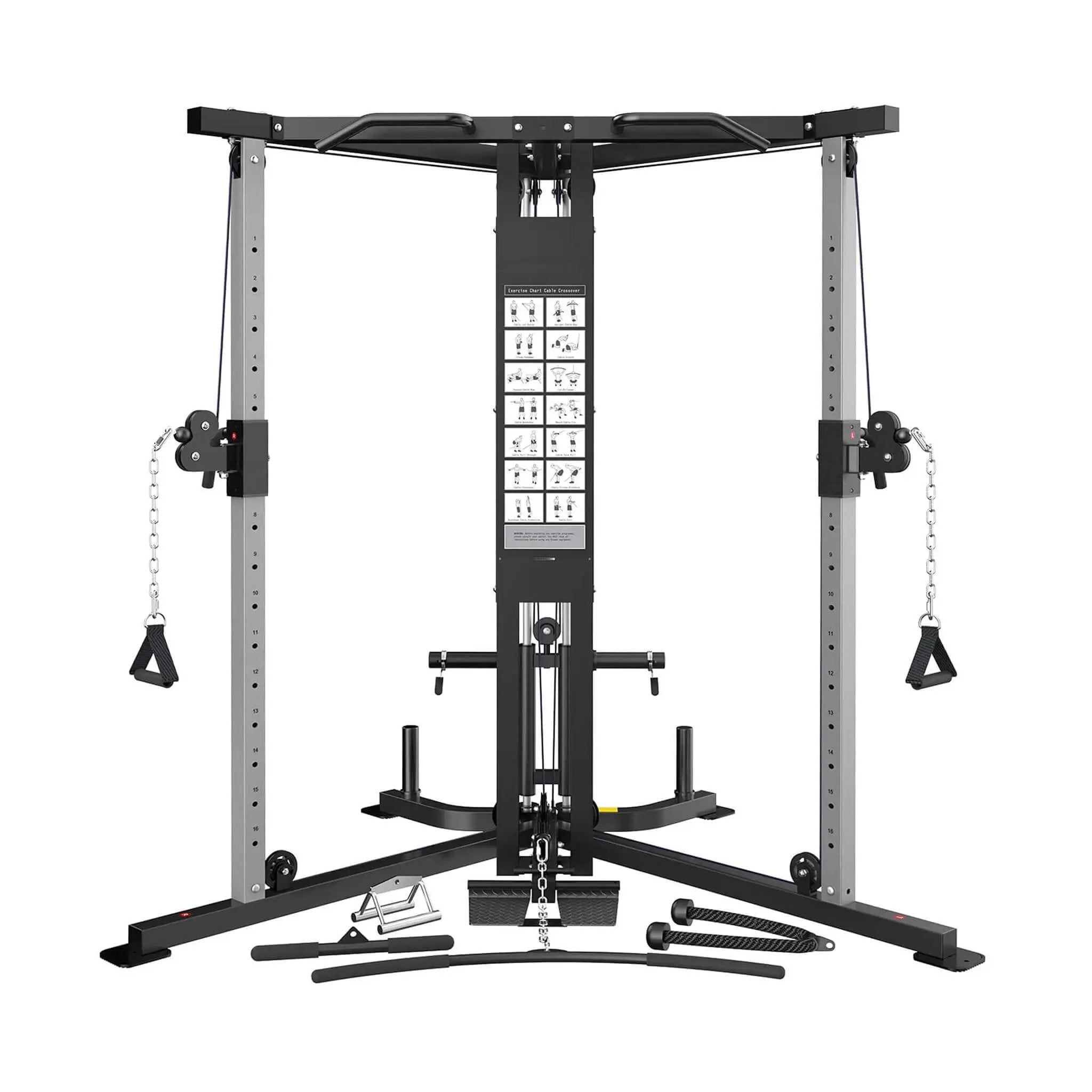 Rovix Premium Home Cable Crossover Full Body Workout Fly Machine, 350LBS (SAK06341) by SAKSBY WHOLESALE