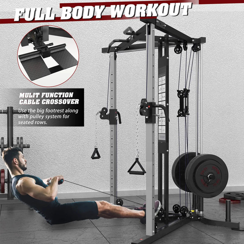 Rovix Premium Home Cable Crossover Full Body Workout Fly Machine, 350LBS (SAK06341) by SAKSBY WHOLESALE