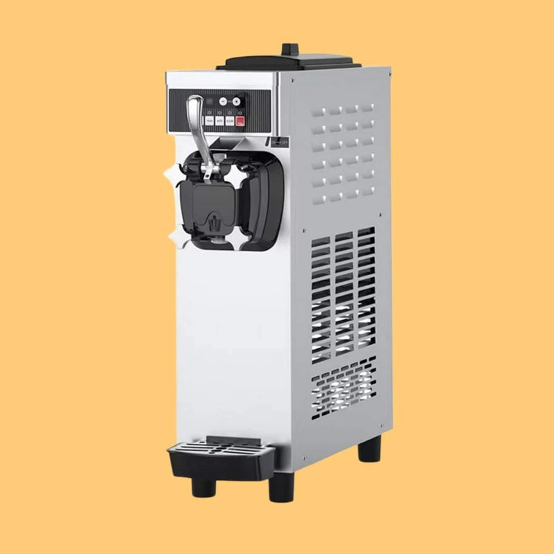 Premium 1200W Industrial Single-Flavor Soft Serve Ice Cream Maker Machine (SAK81752) by SAKSBY WHOLESALE