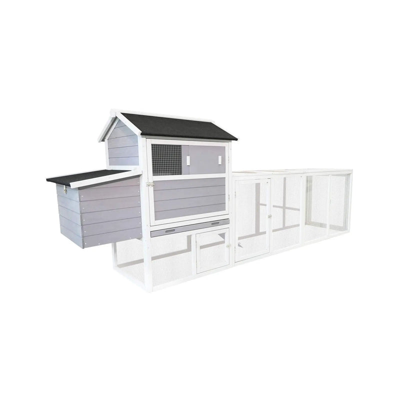 Large Heavy-Duty 113-Inch Outdoor Anti-UV Waterproof Wooden Chicken Coop Hen House (SAK32684) by SAKSBY WHOLESALE