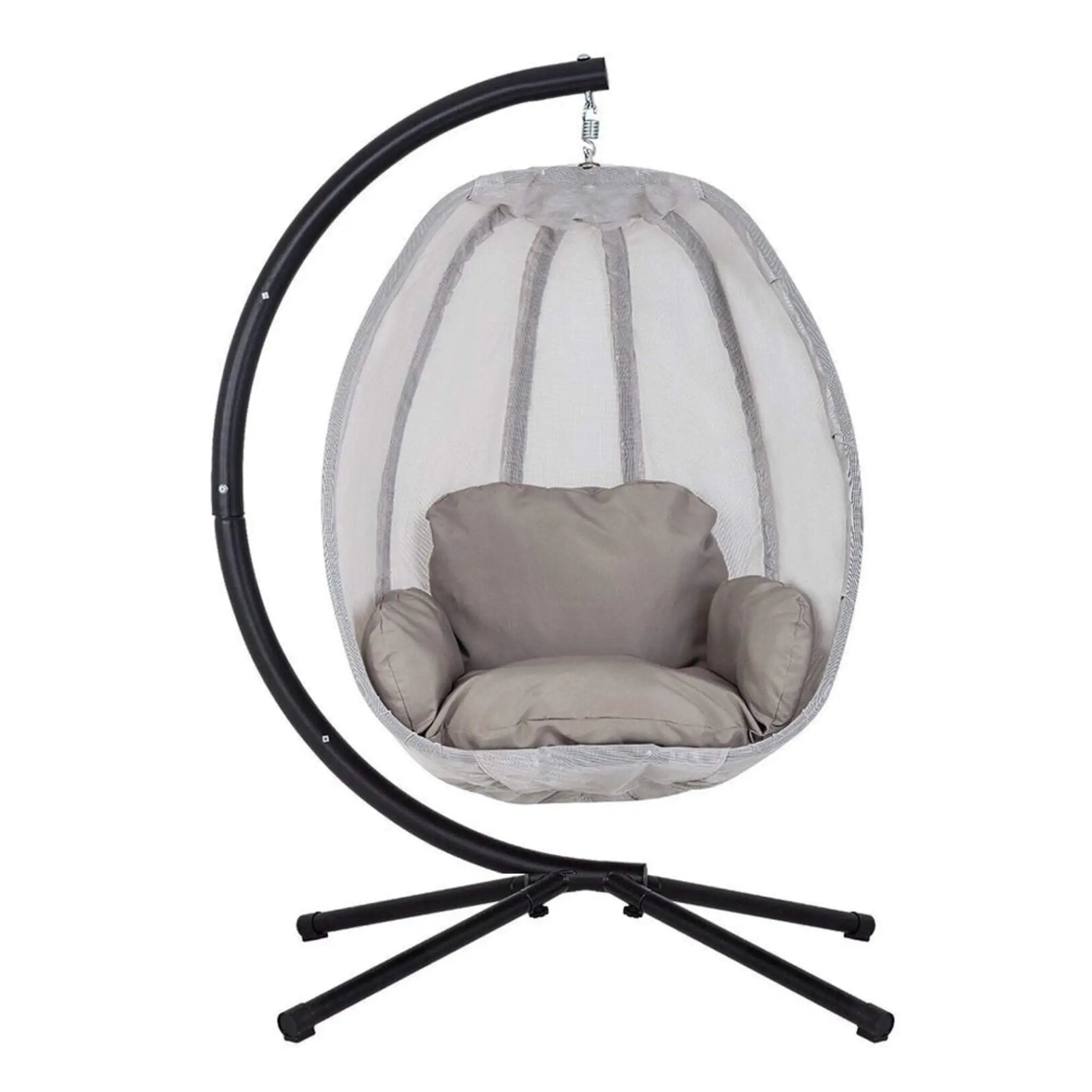 Premium 70-Inch Outdoor Hammock Egg Swing Chair With Stand (SAK42317) by SAKSBY WHOLESALE