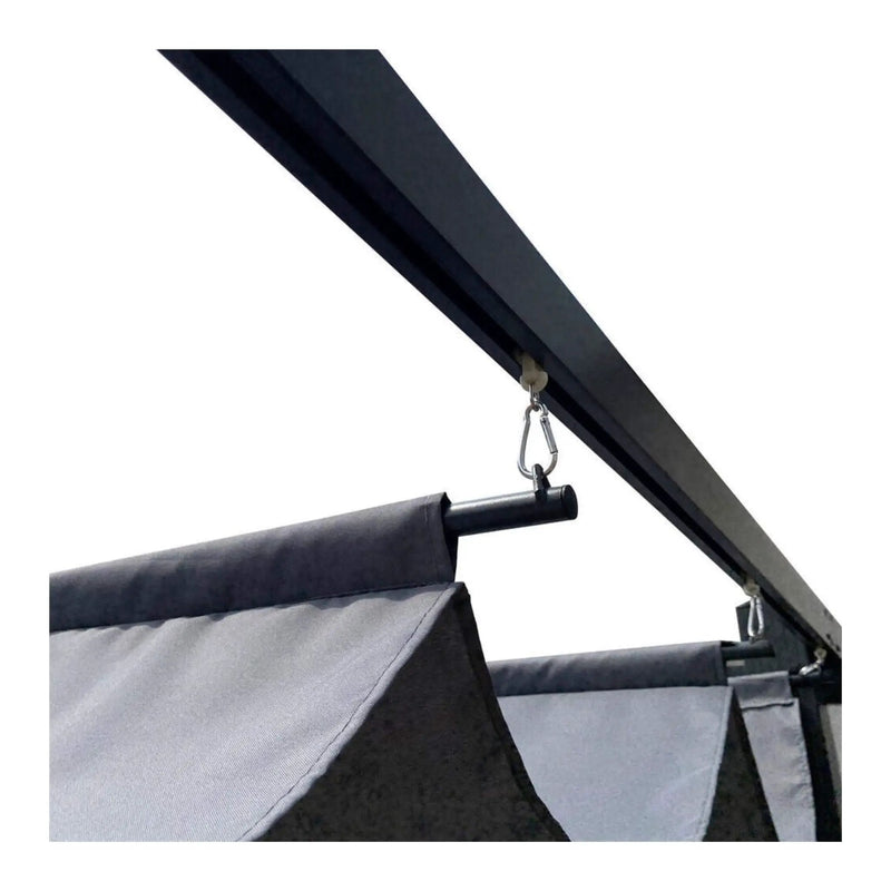 [10X13FT] Alora Premium Outdoor Patio Retractable Pergola With Canopy (SAK01864) by SAKSBY WHOLESALE