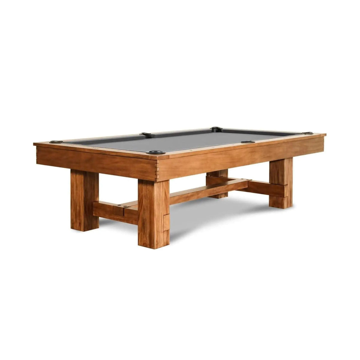 8FT Premium Professional Presli Slate Native Acacia Solid Wood Billiard Pool Table With Custom Table Cloth (SAK90428) by SAKSBY WHOLESALE