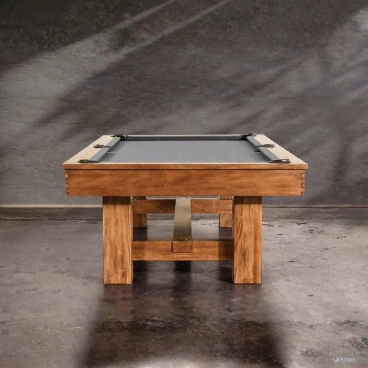 8FT Premium Professional Presli Slate Native Acacia Solid Wood Billiard Pool Table With Custom Table Cloth (SAK90428) by SAKSBY WHOLESALE