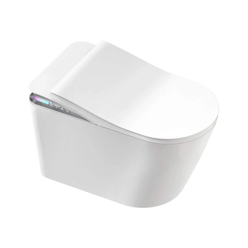 Premium Smart Auto Flush Toilet With Foot Sensor, Remote, Heated Seat And Night Light (SAK56378) by SAKSBY WHOLESALE