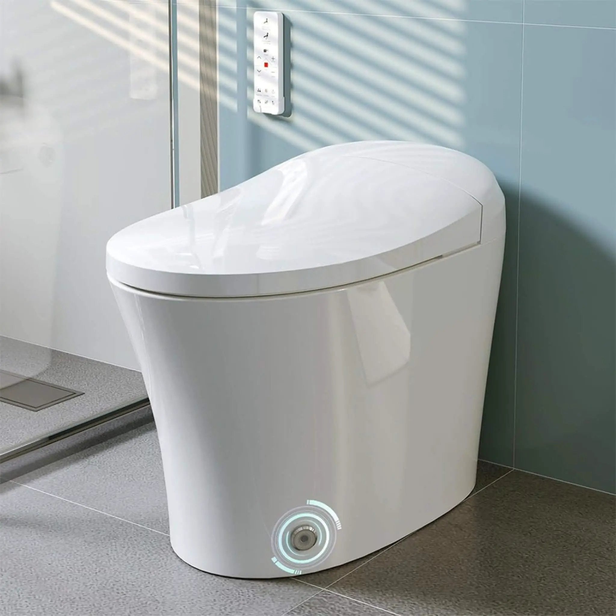 Premium Smart Heated Tankless Bidet Toilet With Dual Flush System (SAK10485) by SAKSBY WHOLESALE