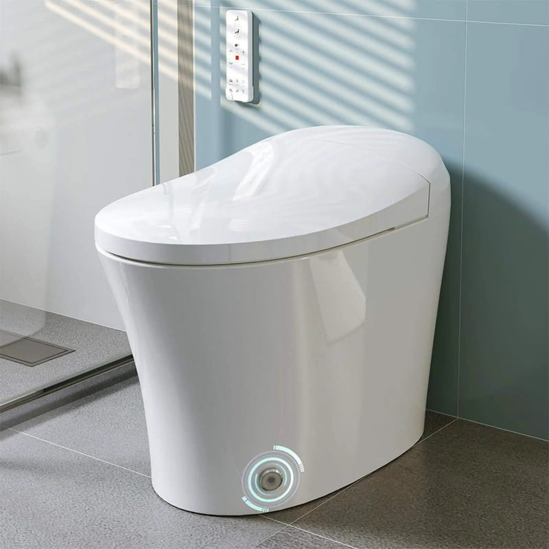 Premium Smart Heated Tankless Bidet Toilet With Dual Flush System (SAK10485) by SAKSBY WHOLESALE