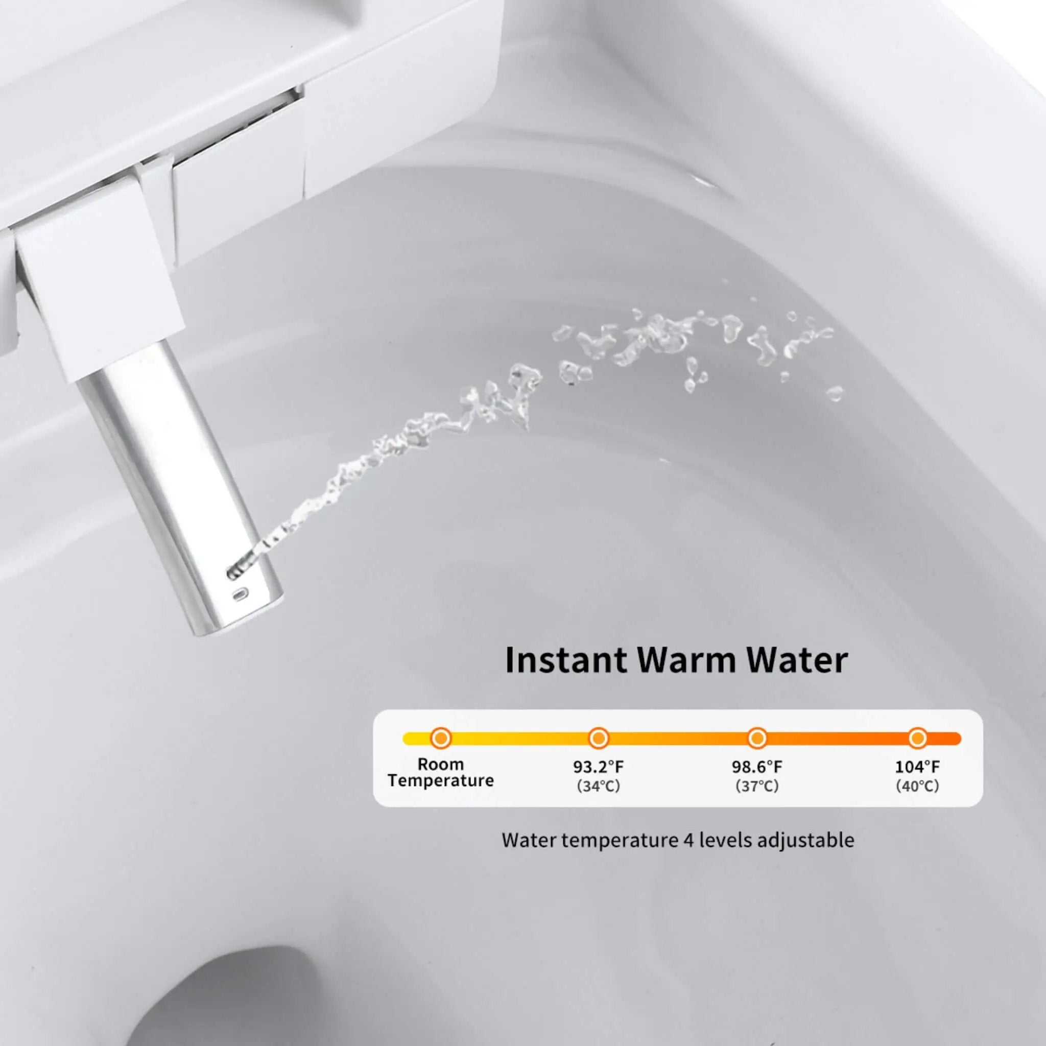 Nuvia Premium Smart Toilet With Bidet Seat LED Display & Night Light (SAK81465) by SAKSBY WHOLESALE