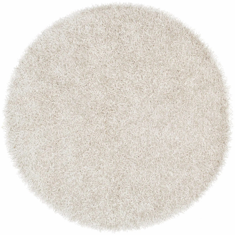 Browder 3x4 Solid Cream Shag Rug - Clearance by Boutique Rugs