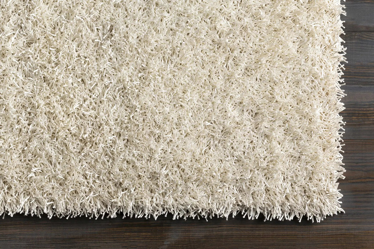 Browder 3x4 Solid Cream Shag Rug - Clearance, photo 4 of 11