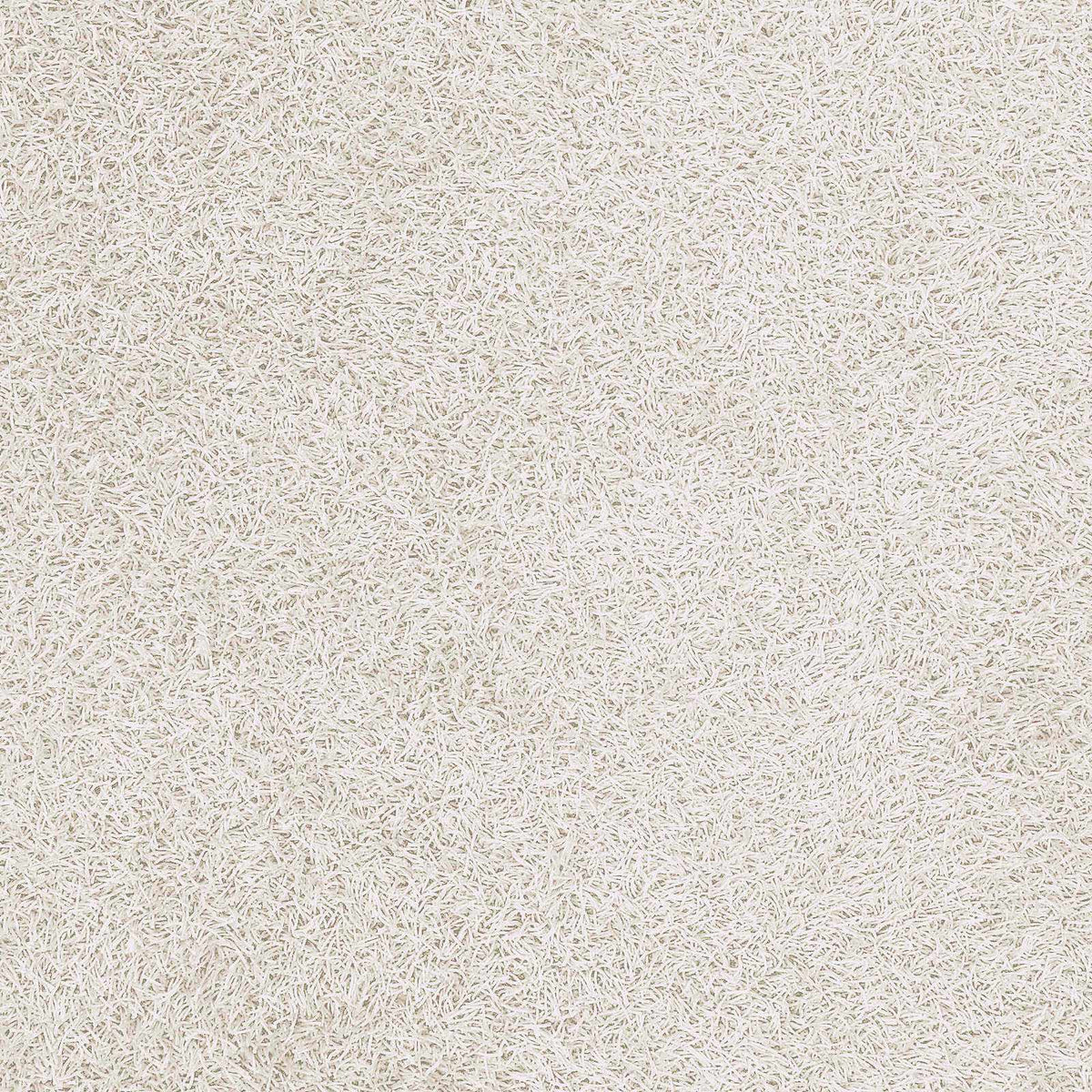 Browder 3x4 Solid Cream Shag Rug - Clearance, sample swatch