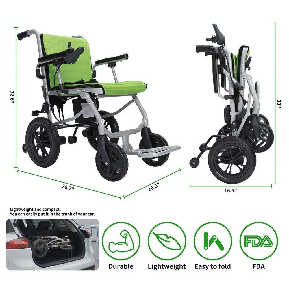 Pride D3-C 24V/10AH Electric Motorized Folding Wheelchair, 300W (SAK97523) by SAKSBY WHOLESALE