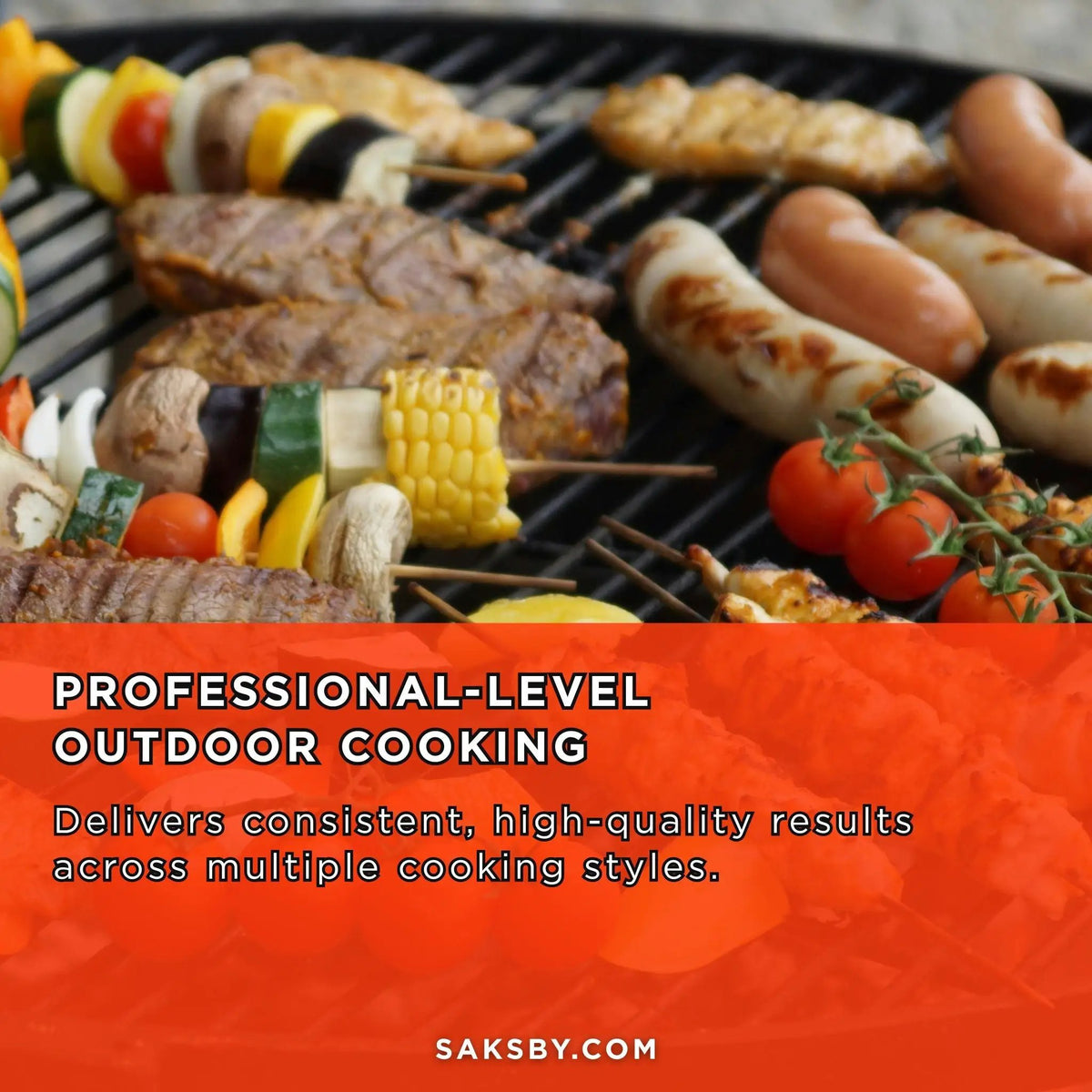 Primo Oval XL 400 All-In-One Kamado Charcoal Grill [PGCXLC] (SAK19358) by SAKSBY WHOLESALE