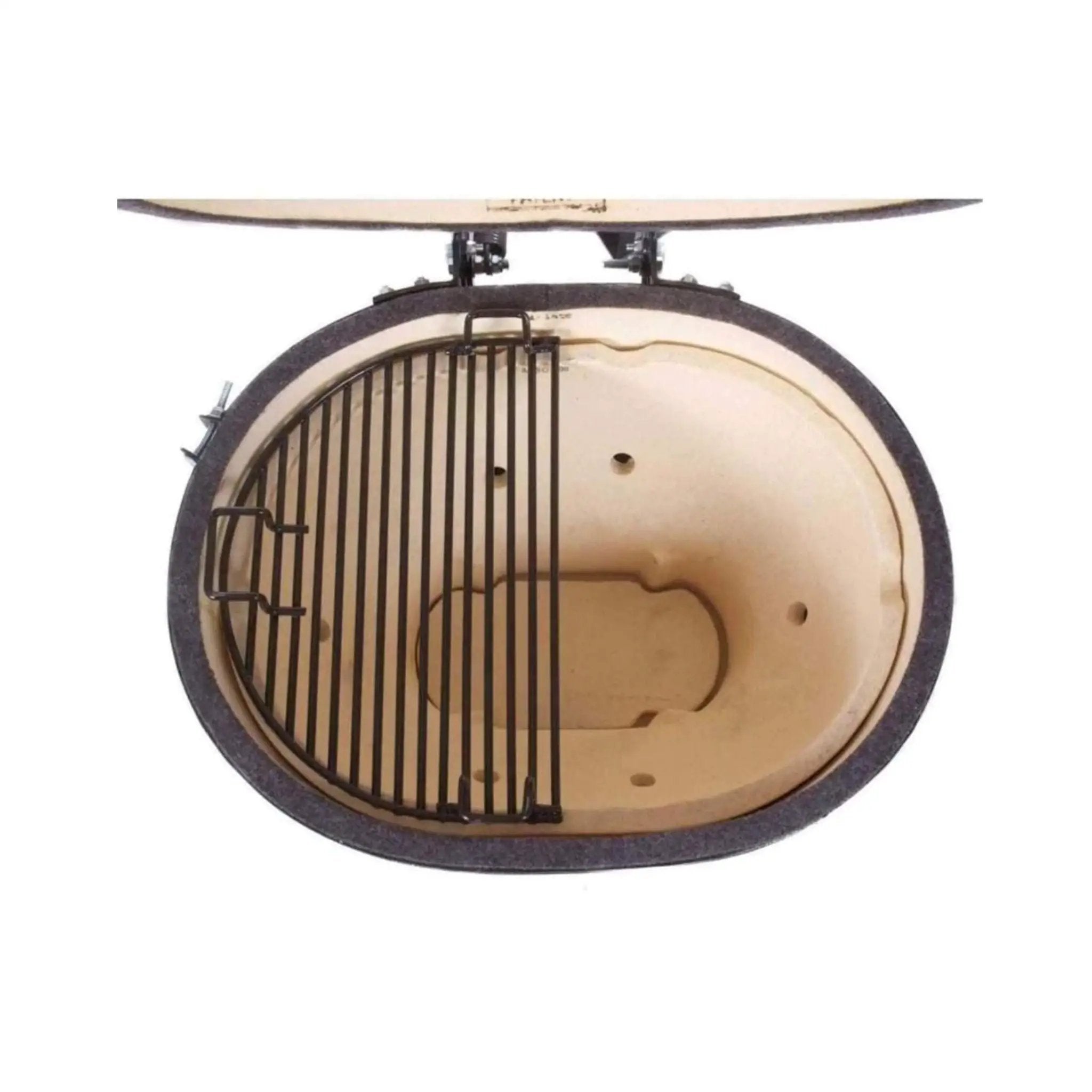 Primo Oval XL 400 Ceramic Kamado BBQ Grill W/ Stainless Steel Grates [PGCXLH] (SAK23100) by SAKSBY WHOLESALE