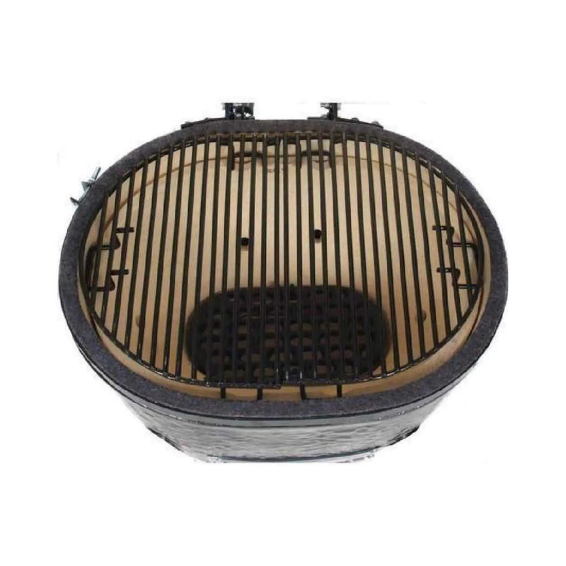 Primo Oval XXL Black Ceramic Kamado Charcoal Grill [PGCXXLH] (SAK25674) by SAKSBY WHOLESALE