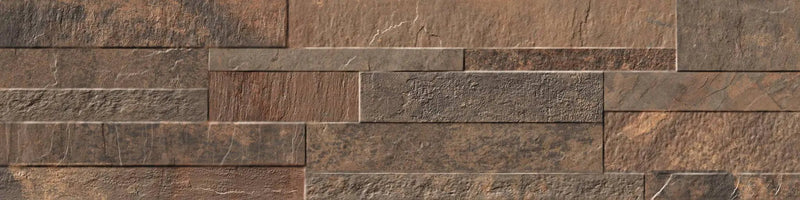 Veneer World Pro Ledgestone Canyon Summer Slate Look Porcelain Accent Tiles 6x24 by landmarkceramics