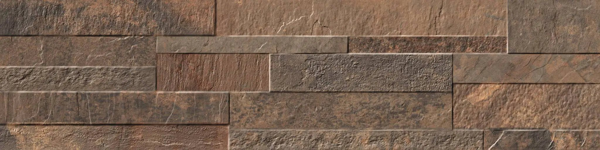 Veneer World Pro Ledgestone Canyon Summer Smart-corner Slate Look Porcelain Moldings 5.75x24 by landmarkceramics