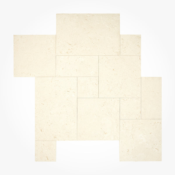 Myra Shellstone Brushed Limestone Pavers 12x24