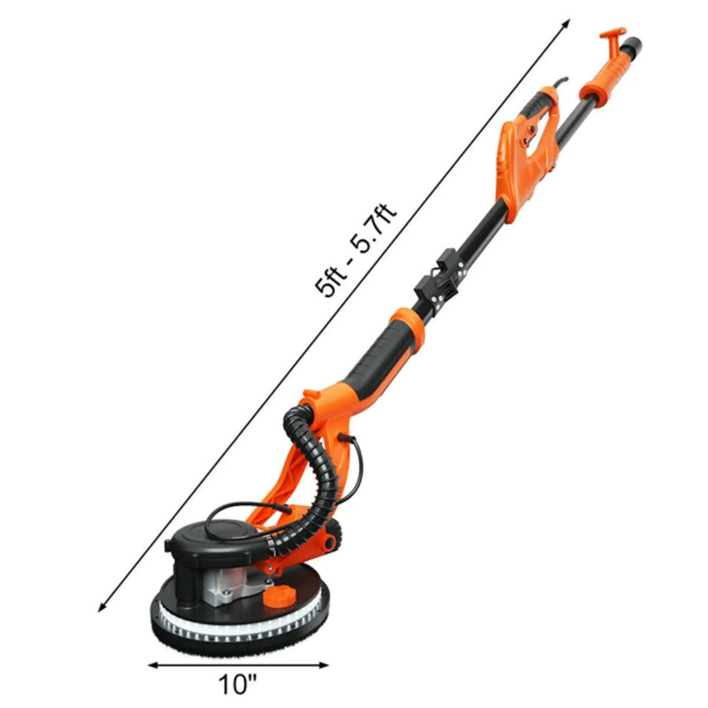 Professional Electric Drywall Ceiling Pole Sander W/ Vacuum, 750W (SAK97855) by SAKSBY WHOLESALE