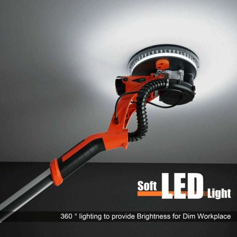 Professional Electric Drywall Ceiling Pole Sander W/ Vacuum, 750W (SAK97855) by SAKSBY WHOLESALE
