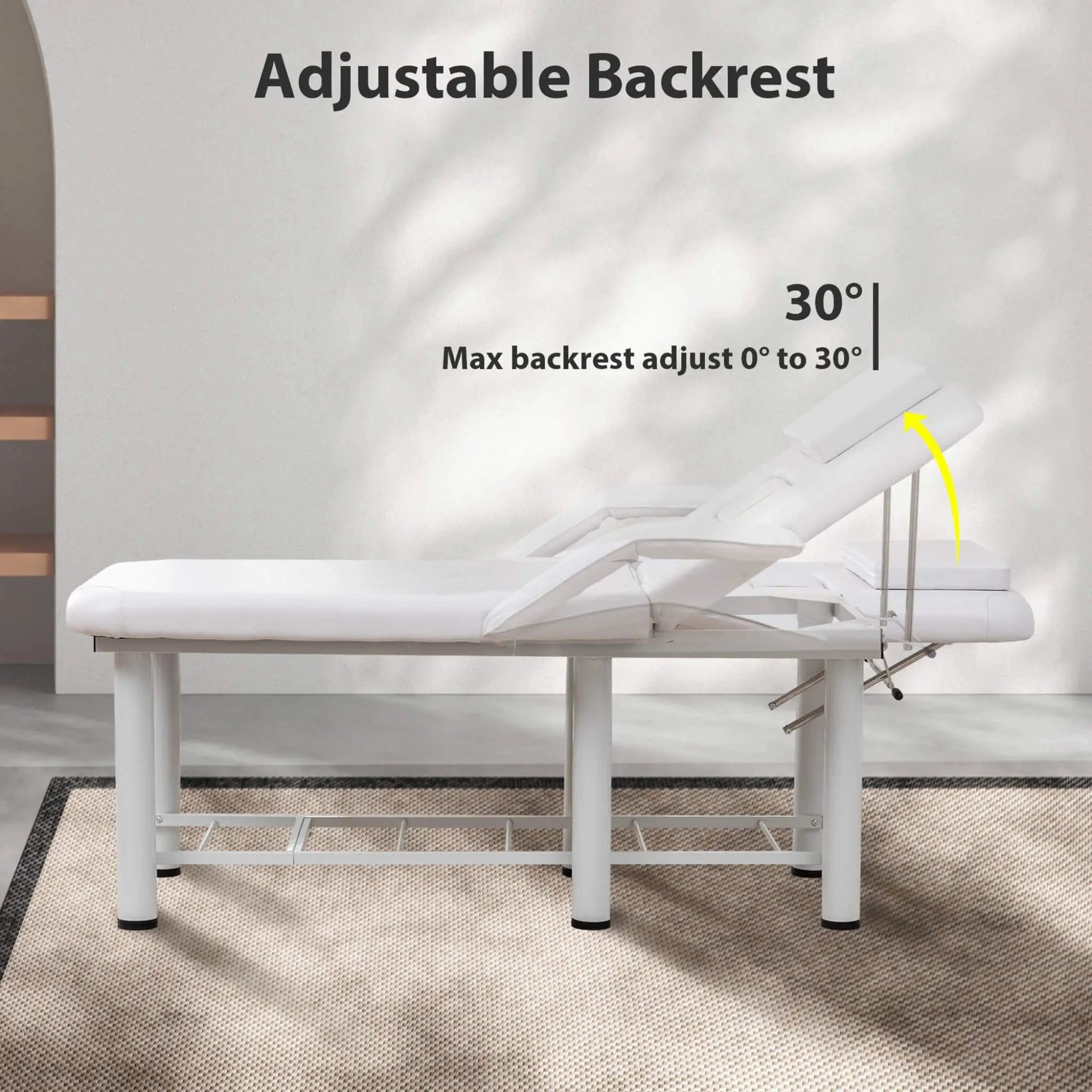 Professional Fully Adjustable Beauty Bed With Underbed Storage And Removable Cushions (SAK46813) by SAKSBY WHOLESALE