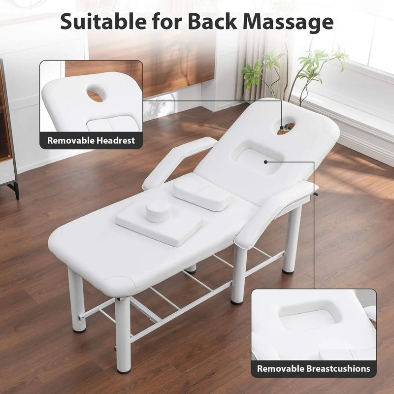 Professional Fully Adjustable Beauty Bed With Underbed Storage And Removable Cushions (SAK46813) by SAKSBY WHOLESALE