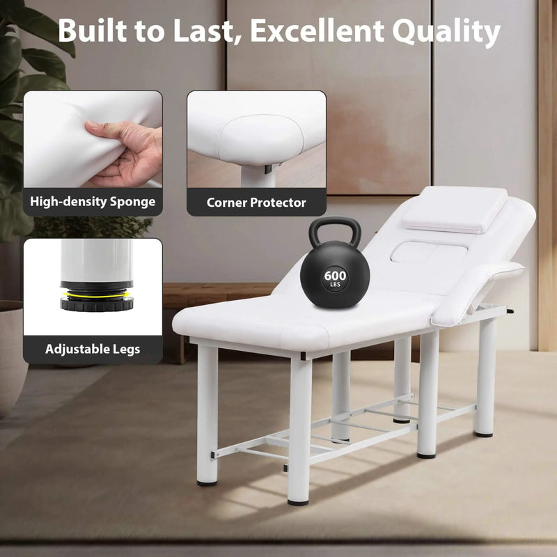 Professional Fully Adjustable Beauty Bed With Underbed Storage And Removable Cushions (SAK46813) by SAKSBY WHOLESALE