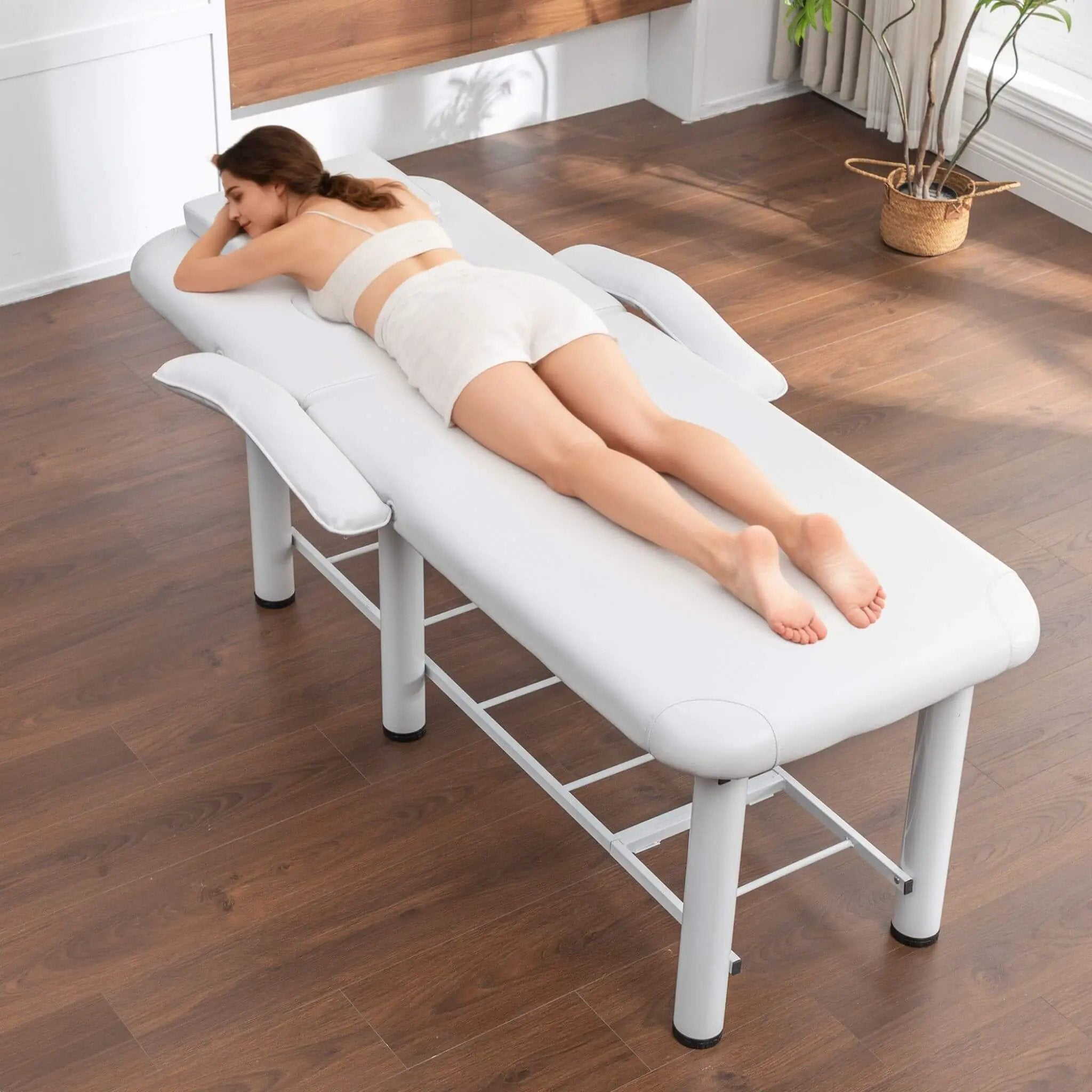 Professional Fully Adjustable Beauty Bed With Underbed Storage And Removable Cushions (SAK46813) by SAKSBY WHOLESALE