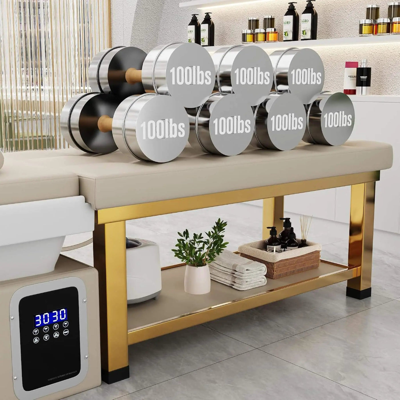 Professional Massage Table With Shampoo Basin And Water Circulation System (SAK24689) by SAKSBY WHOLESALE