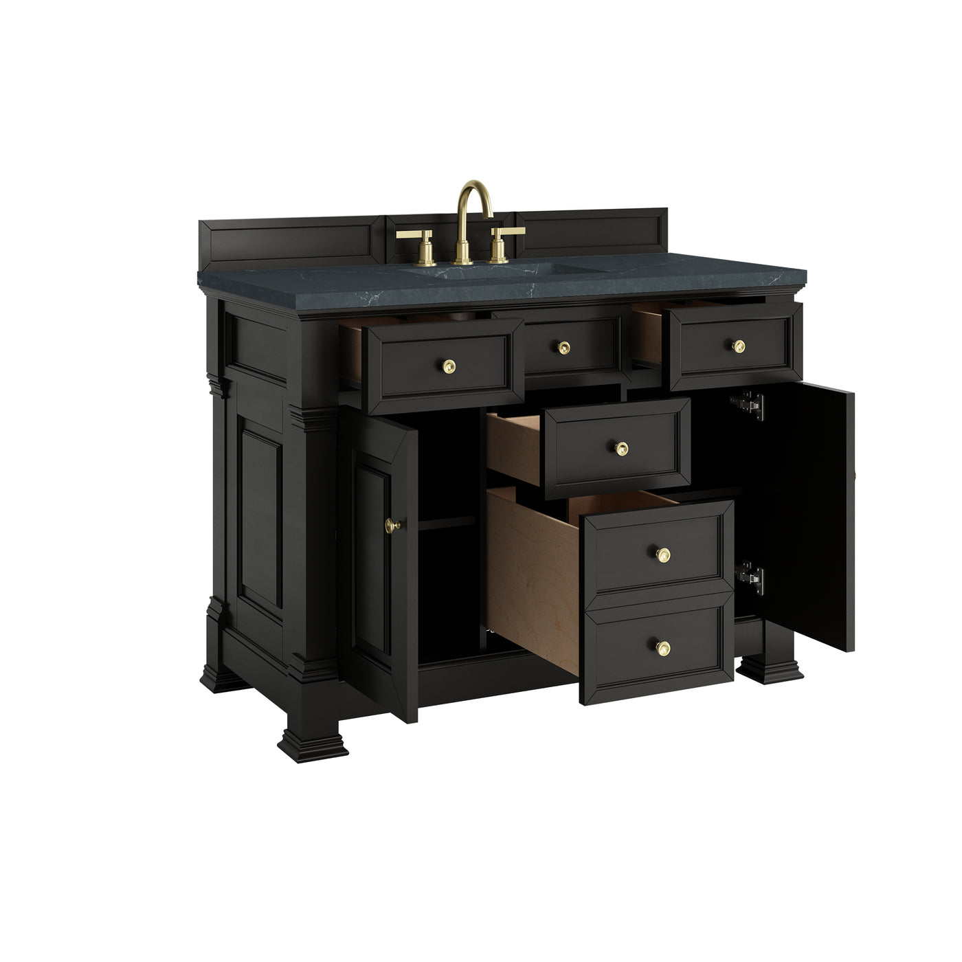 James Martin Brookfield 48" Single Bathroom Vanity, Black Onyx, view 36
