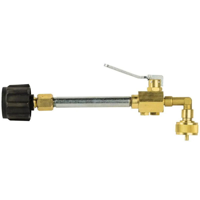 Propane Fitting Adapter Valve for 1LB Refillable Tank Cylinders by Flame King Products