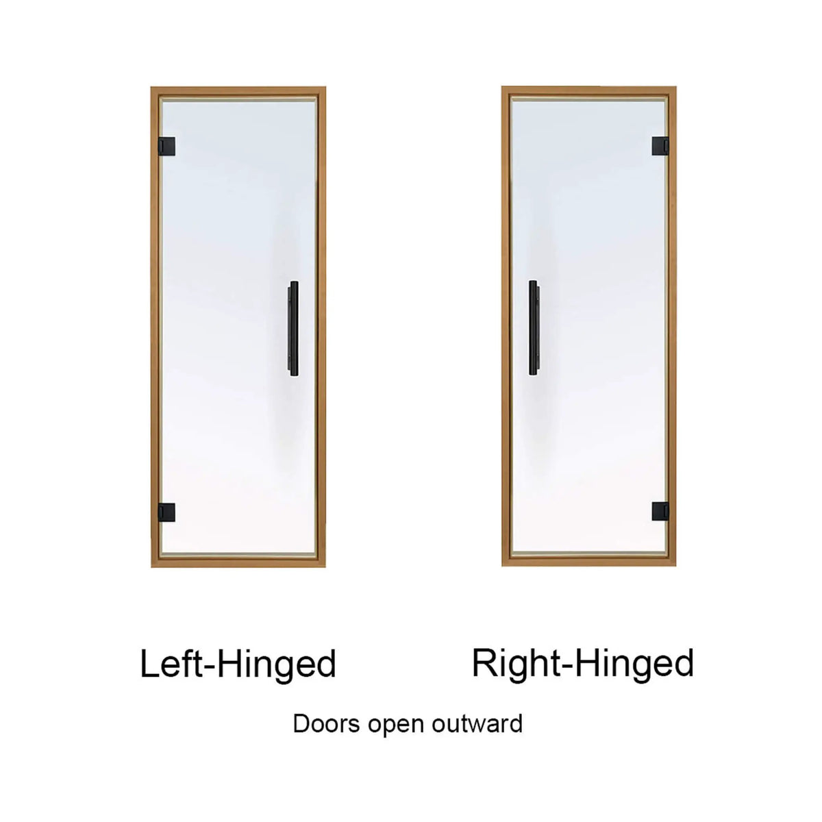 Prosaunas 24X73-Inch Thermo-Aspen Prehung Clear Glass Sauna Door (SAK17254) by SAKSBY WHOLESALE