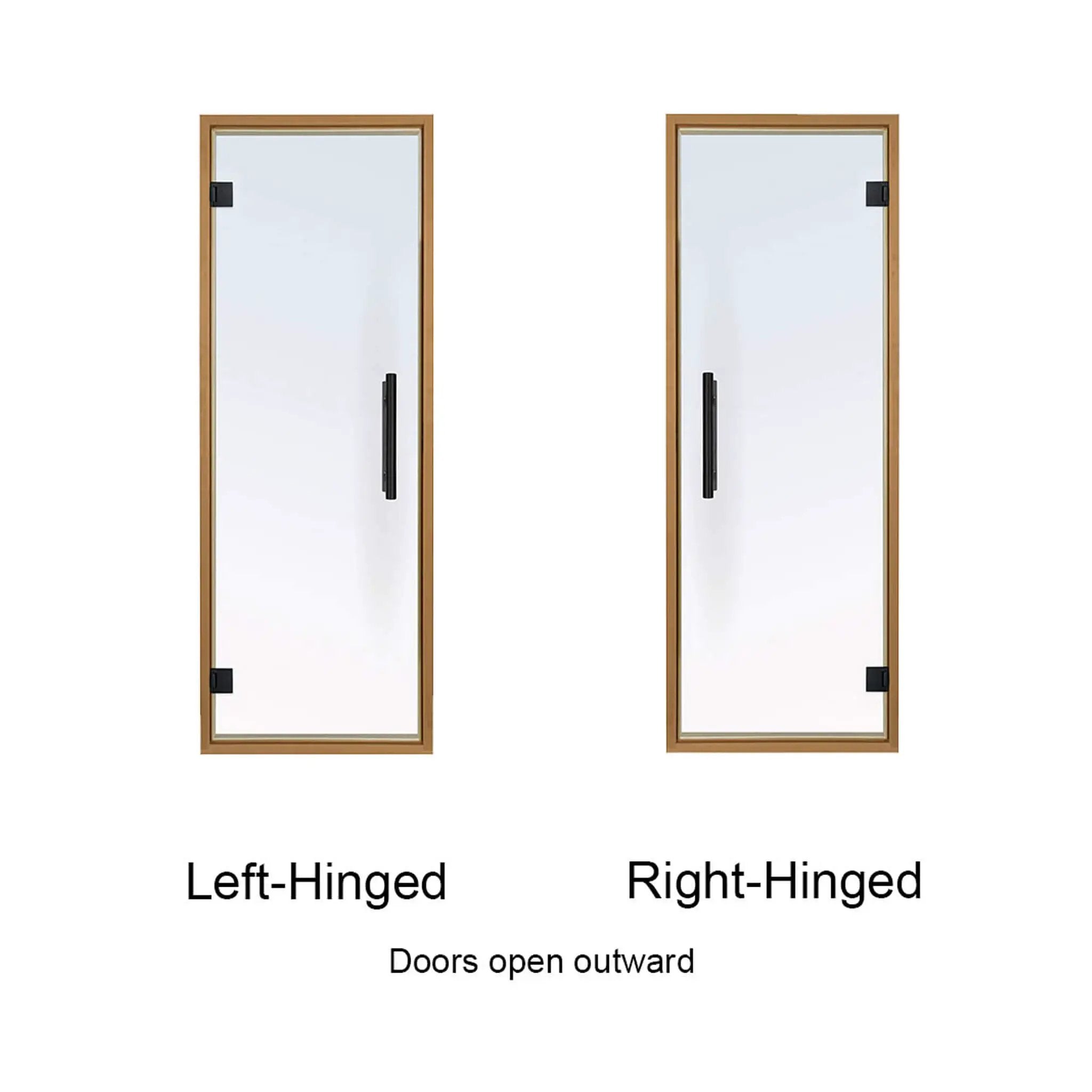 Prosaunas 24X73-Inch Thermo-Aspen Prehung Clear Glass Sauna Door (SAK17254) by SAKSBY WHOLESALE