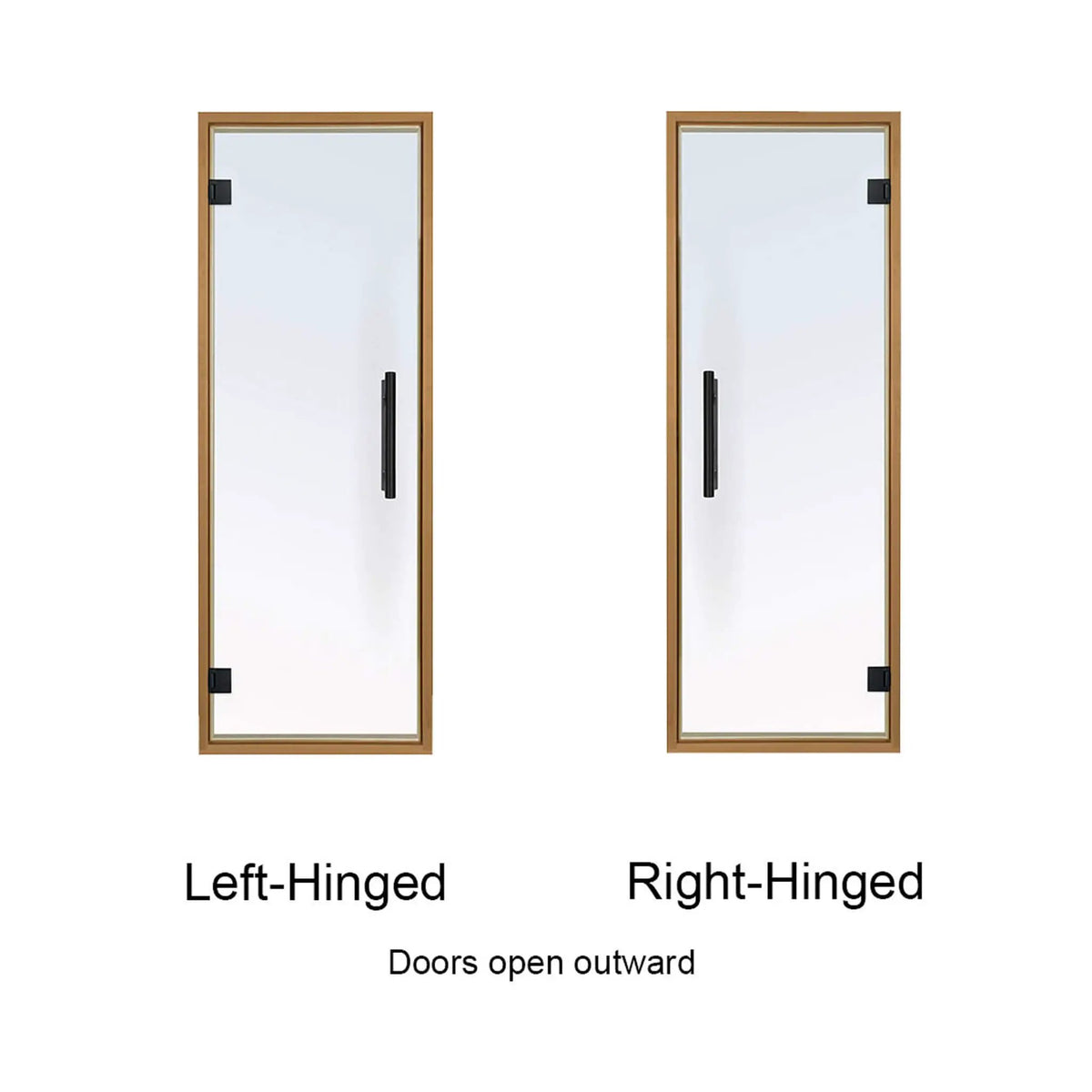 Prosaunas 24X73-Inch Thermo-Aspen Prehung Tinted Glass Sauna Door (SAK69152) by SAKSBY WHOLESALE