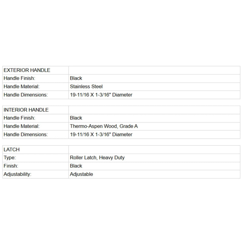 Prosaunas 24X73-Inch Thermo-Aspen Prehung Tinted Glass Sauna Door (SAK69152) by SAKSBY WHOLESALE
