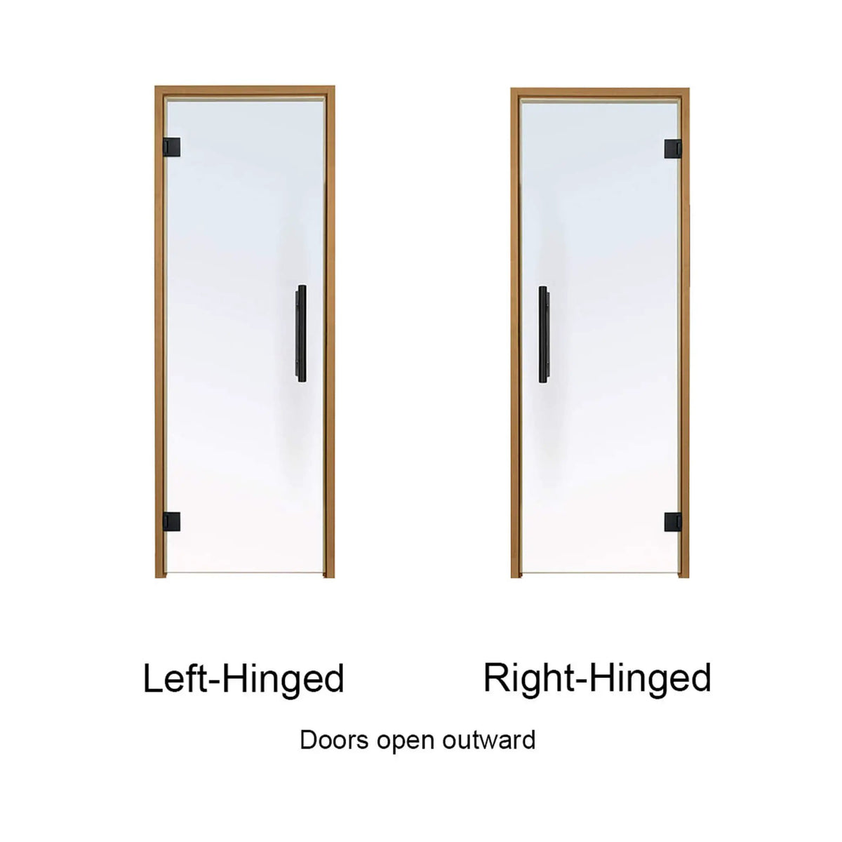 Prosaunas 36X81-Inch Thermo-Aspen Prehung ADA Tinted Glass Sauna Door (SAK73180) by SAKSBY WHOLESALE