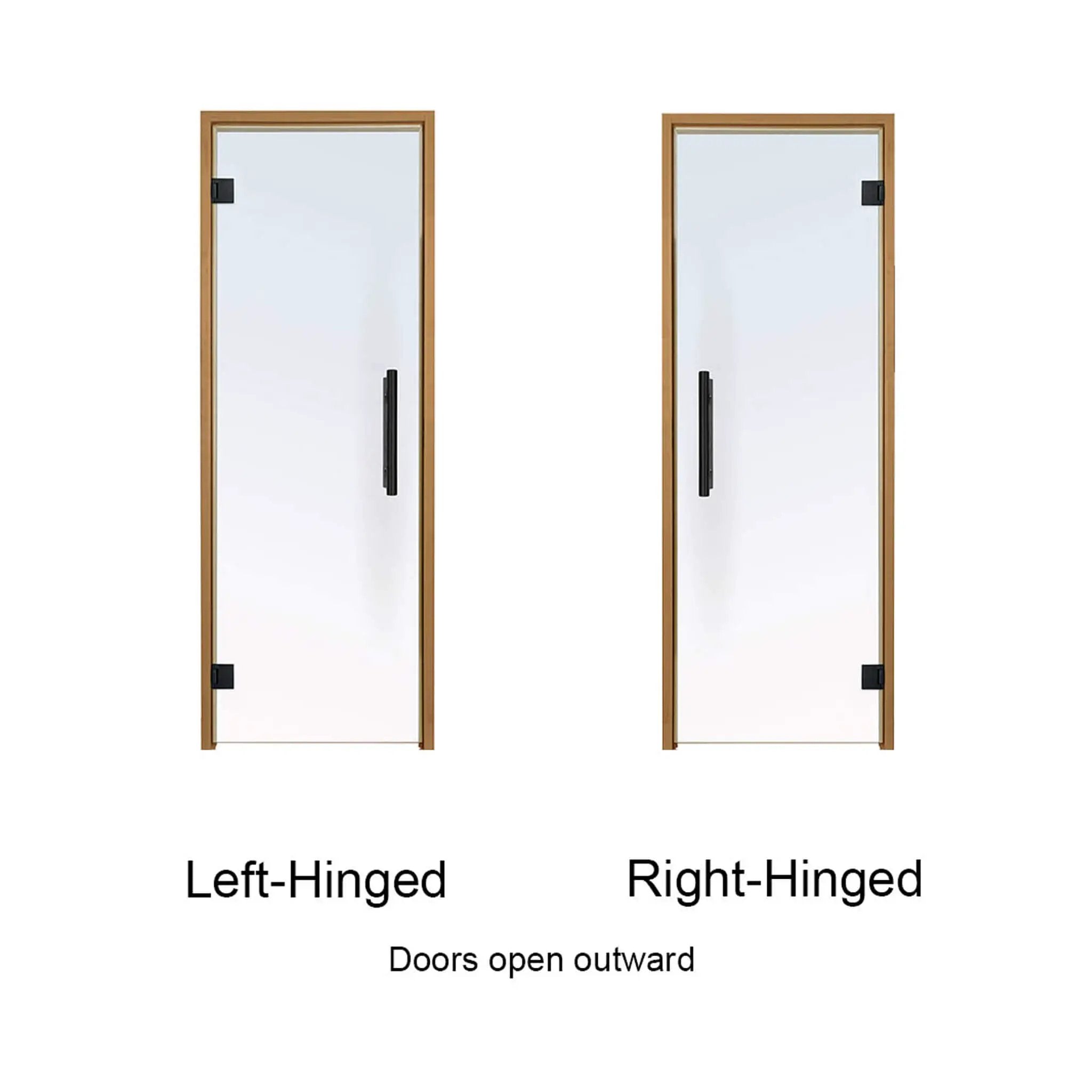 Prosaunas 36X81-Inch Thermo-Aspen Prehung ADA Tinted Glass Sauna Door (SAK73180) by SAKSBY WHOLESALE