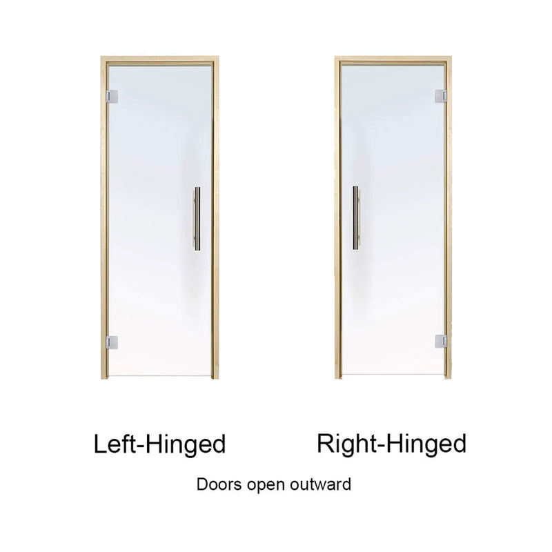 Prosaunas 36X81-Inch Aspen Clear ADA Glass Sauna Door (SAK75843) by SAKSBY WHOLESALE