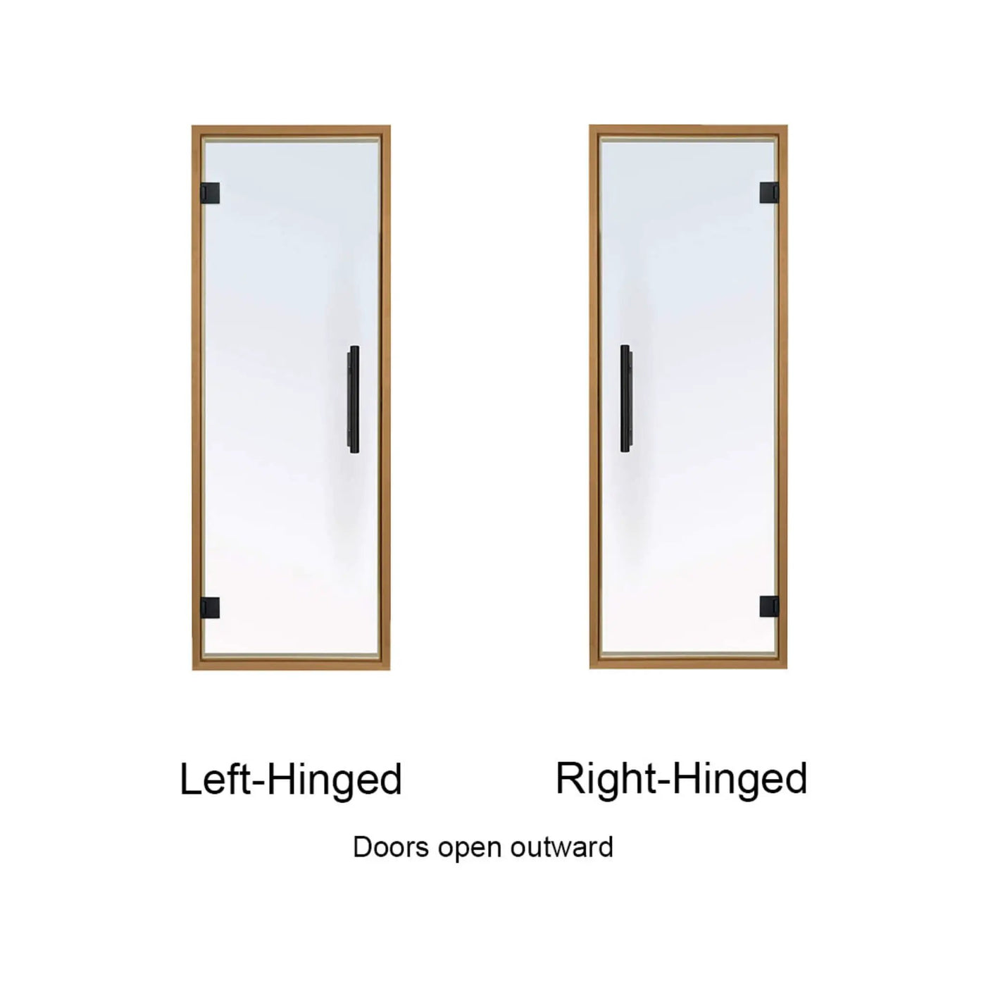 Prosaunas 24X73-Inch Aspen Prehung Clear Glass Sauna Door (SAK68524) by SAKSBY WHOLESALE
