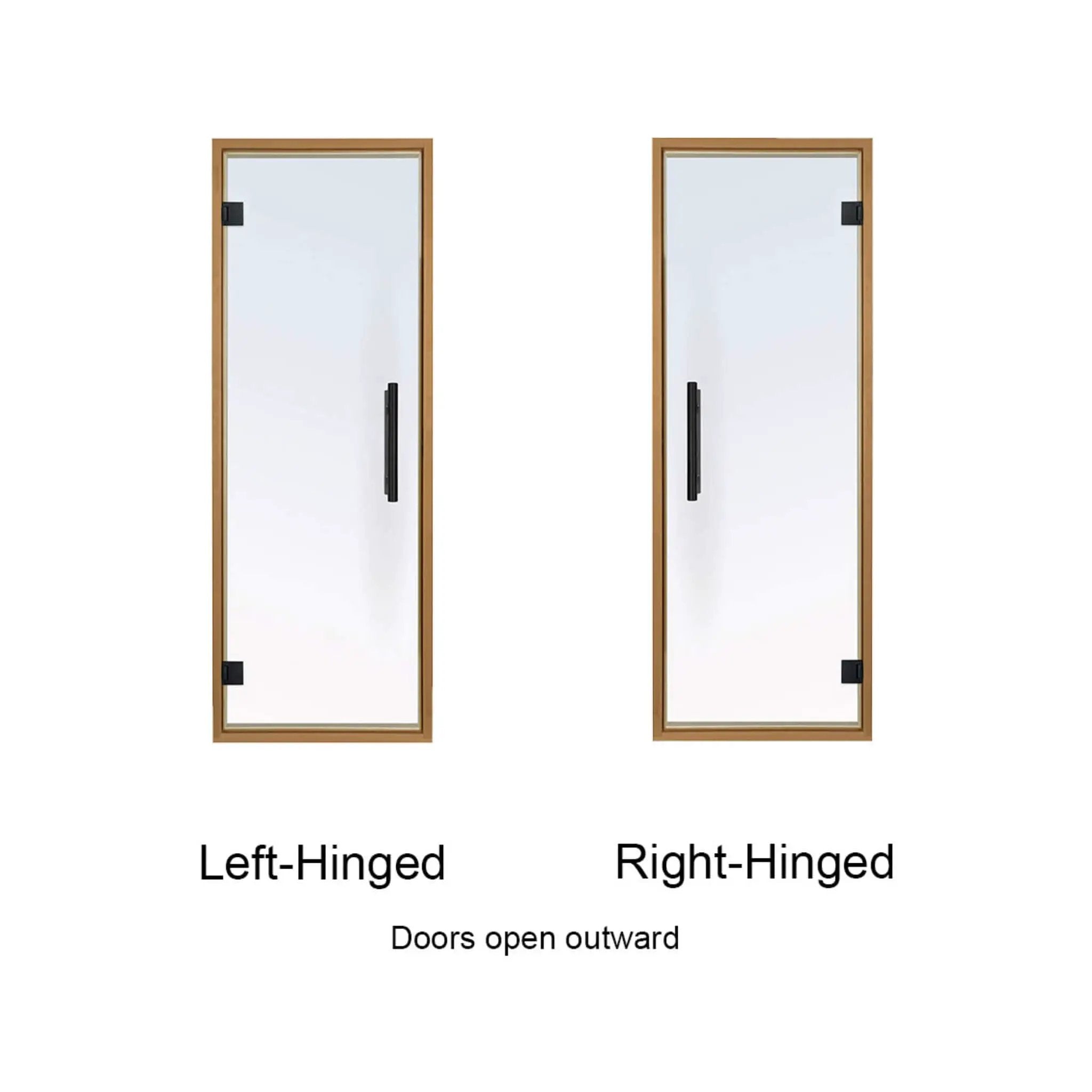 Prosaunas 24X73-Inch Aspen Prehung Clear Glass Sauna Door (SAK68524) by SAKSBY WHOLESALE
