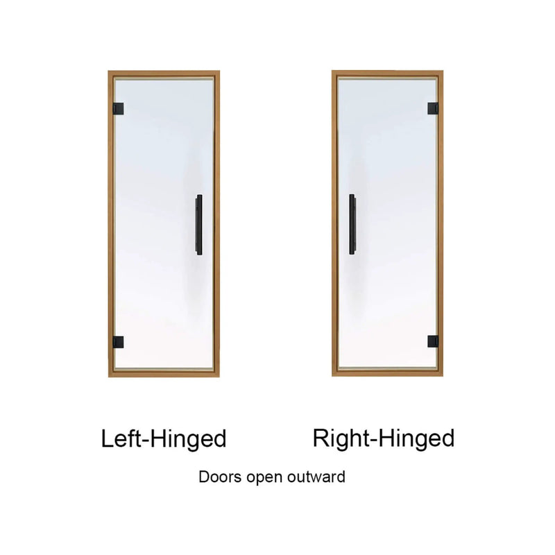 Prosaunas 24X73-Inch Aspen Prehung Clear Glass Sauna Door (SAK68524) by SAKSBY WHOLESALE