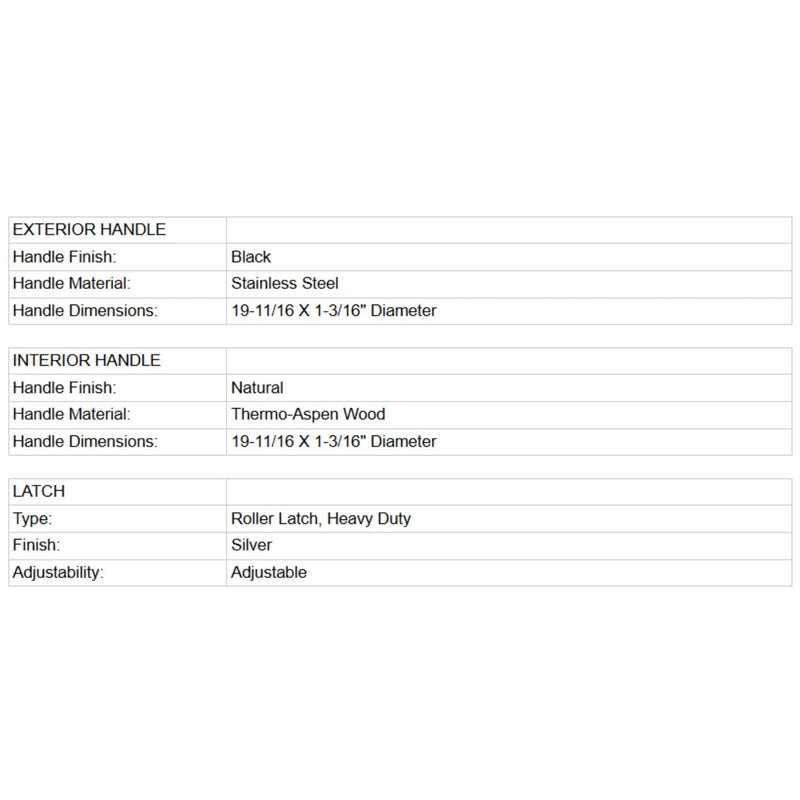 Prosaunas 36X81-Inch Black Alder Clear Prehung ADA Glass Sauna Door (SAK15497) by SAKSBY WHOLESALE